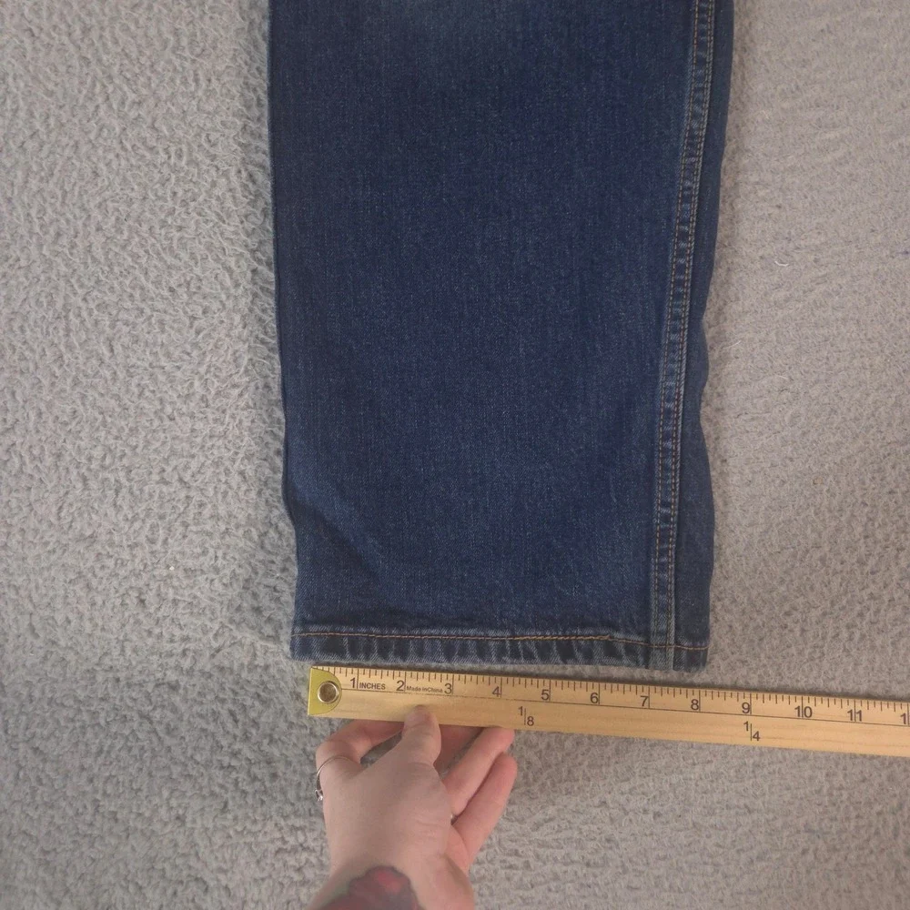 Levi's Jeans Mens 40x32 Blue 505 Regular Straight Leg Denim Stretch Comfort Pant